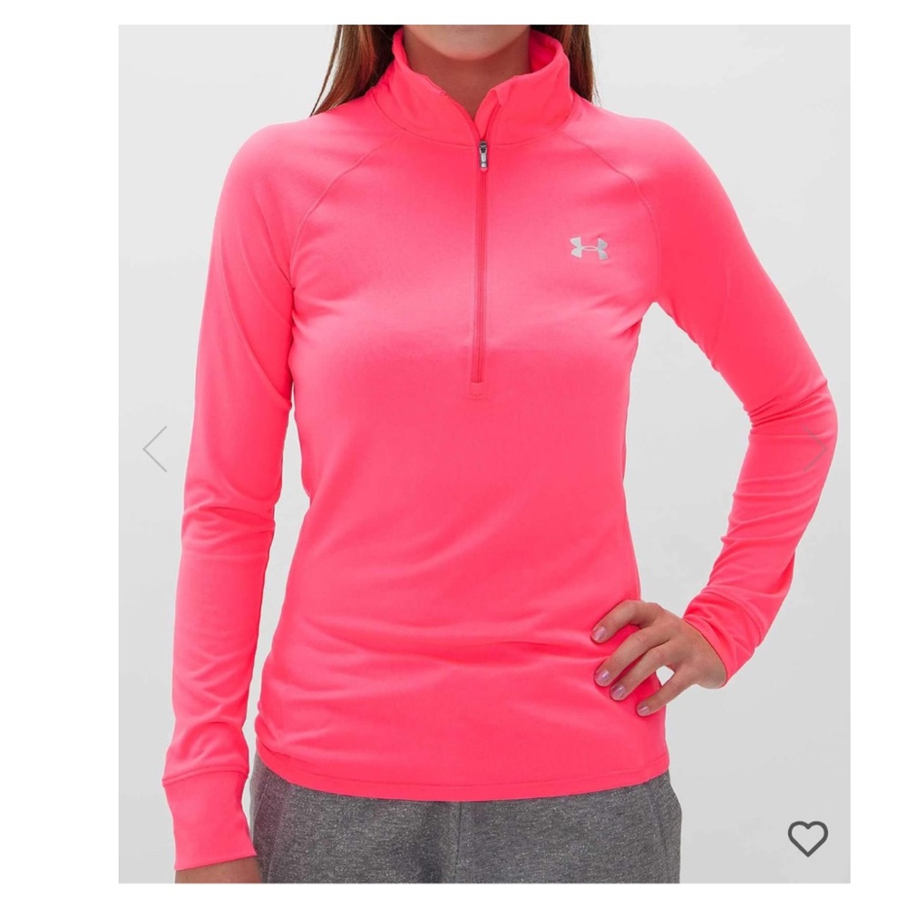 Woman’s Under Armour 1/4 Zip Tech Jacket Sz L